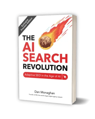 The AI Search Revolution - Exclusive Preview - mock-up - shadow